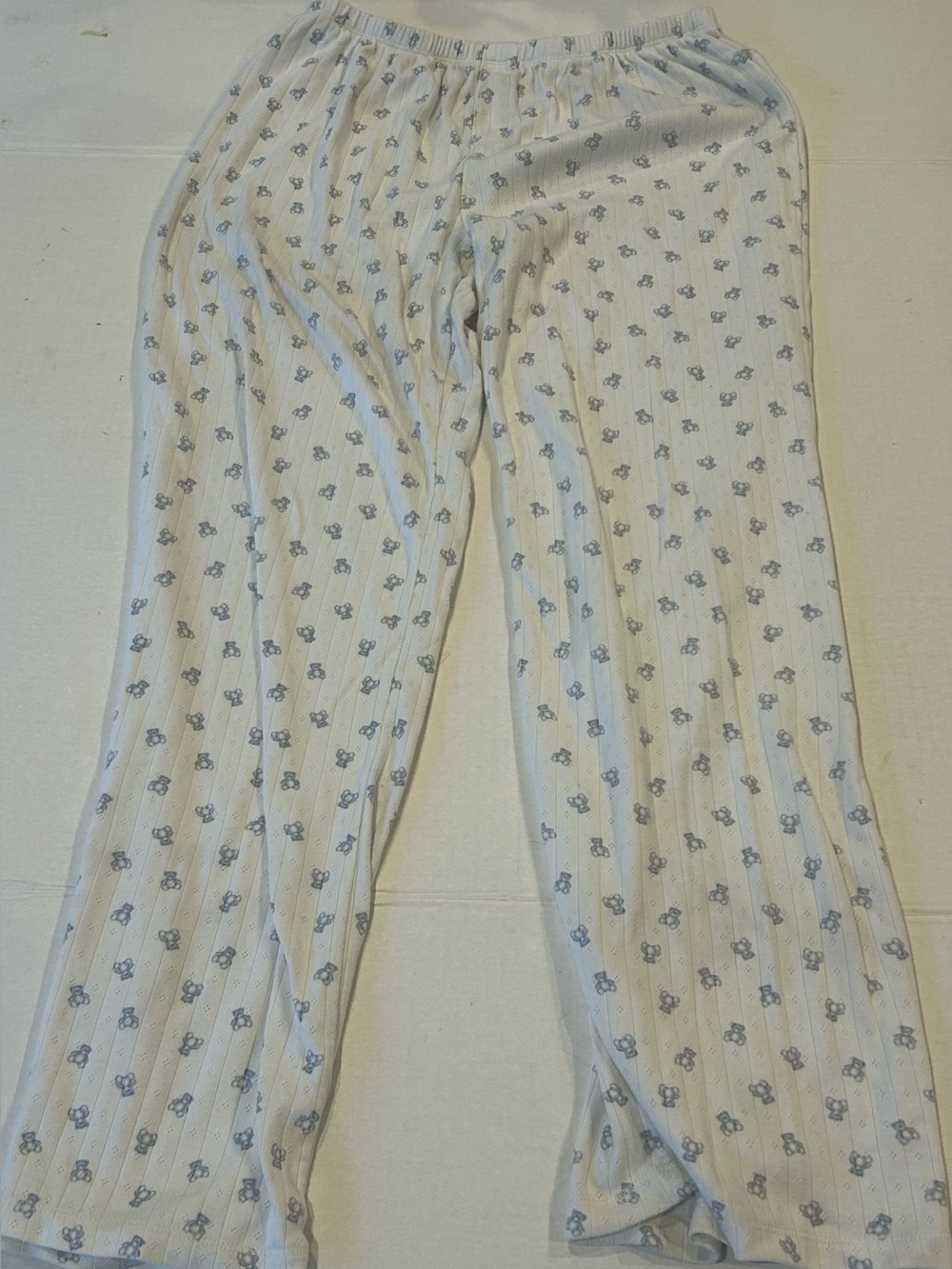 Brandy Melville Women’s Medium Pajama Pants with Blue Bear Print